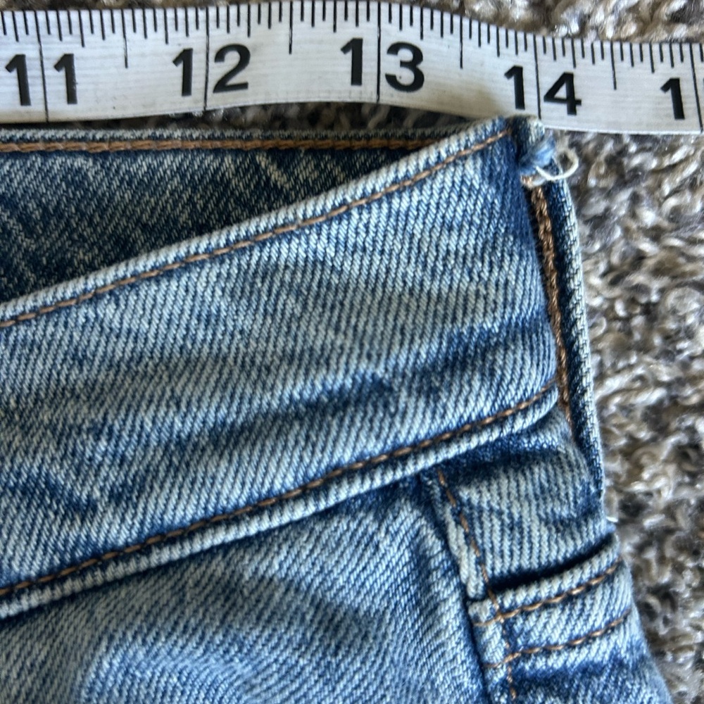 Aeropostale Distressed High Rise Flare Size 2R - Picture 7 of 9